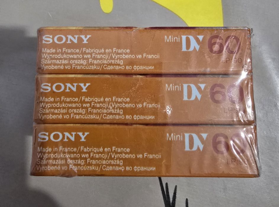 Pack de 3 Cassete Vídeo  Sony Mini DV me Premium