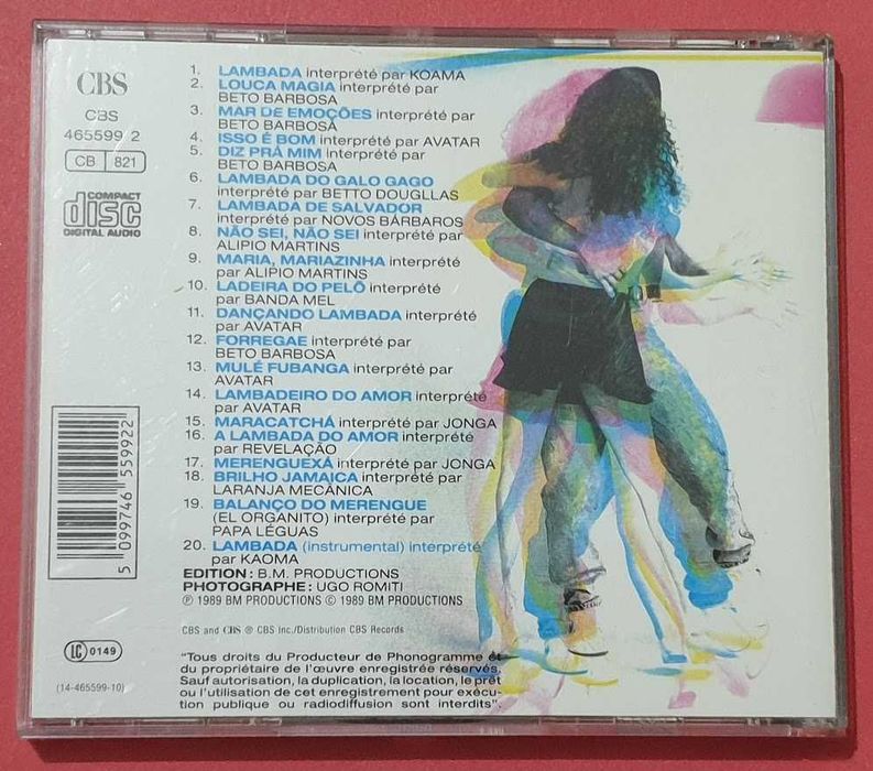 CD - Lambada (Dança)
