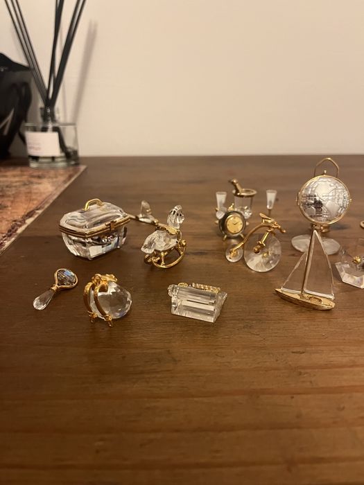 25 miniaturas Swarovski (usado) em muito bom estado