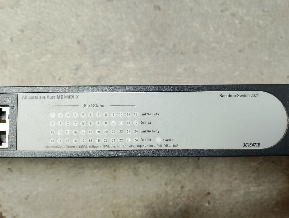 Комутатор 3Com Baseline Switch 2024 3С16471