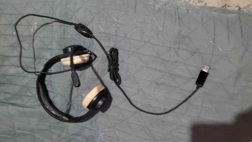 Auricular com fio headset