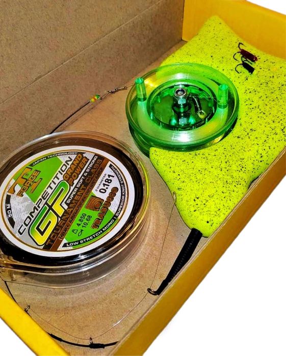 Снасть «ГИРЛЯНДА» в полном СБОРЕ! Зимняя удочка для ловли на ГИРЛЯНДУ