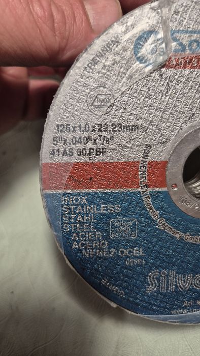 Tarcze do cięcia metalu  Sonnenflex Silversta 125x1,0x22,23mm