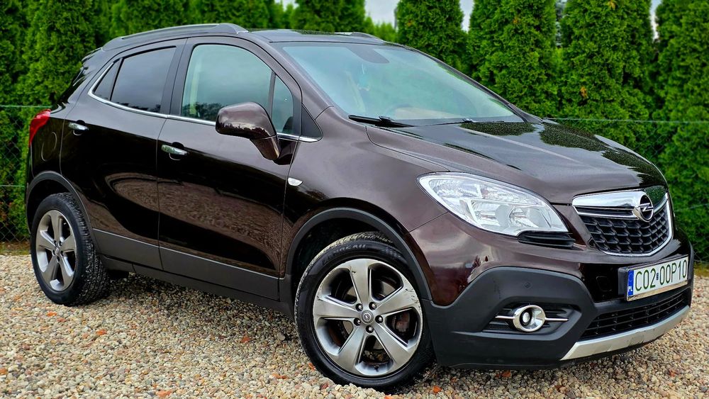 Opel Mokka Opel Mokka 1.6 benzyna * PIĘKNE BRĄZOWE SKÓRY * NOWE OPONY