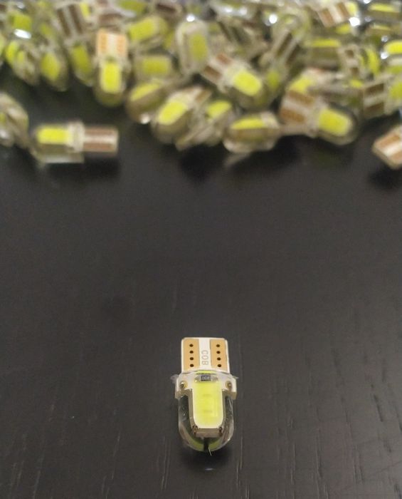 Leds T10 cob canbus