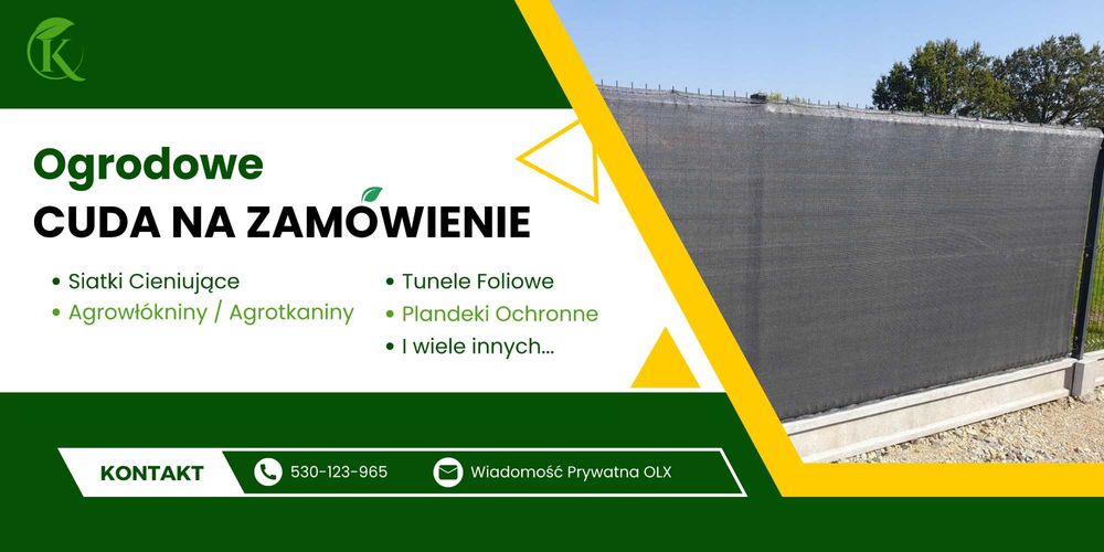 SIATKA CIENIUJĄCA 95% Osłona MATA 150cm 120cm Na Płot Ogrodzenie UV
