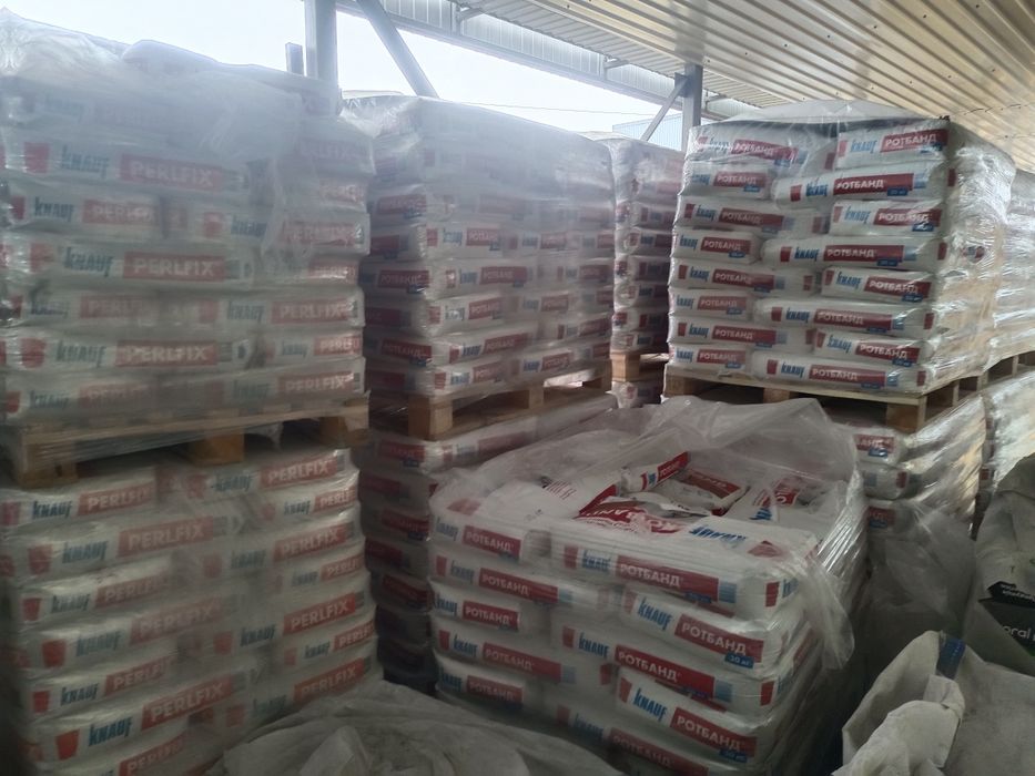 Шпатлевка ФИНИШ, СТАРТ White gyps, Ротбанд - в наличие! Цена актуальна