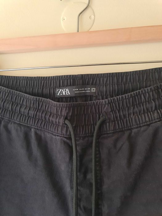 Calças Cargo Zara Pretas - Tamanho M - Pants Sport Casual Baggy