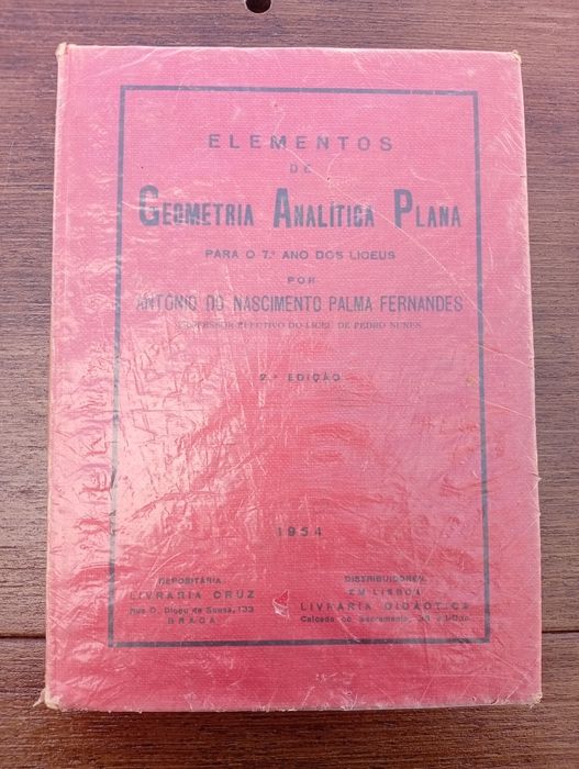 livro "Elementos de Geometria Analítica Plana"