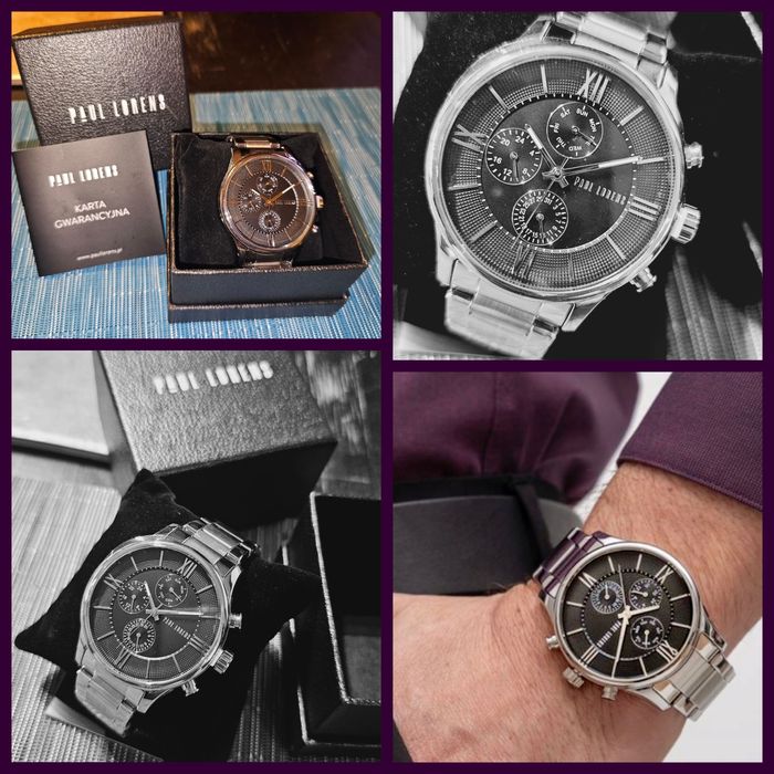 NOWY!!! Zegarek Męski Paul Lorens