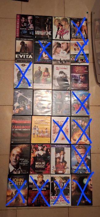 Lote de filmes DVDs