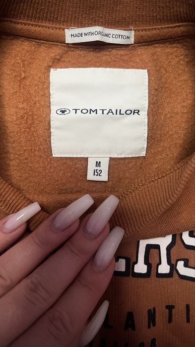 Продам! Стильний укорочений світшот Tom Tailor “New Jersey” у теракотовому кольорі.