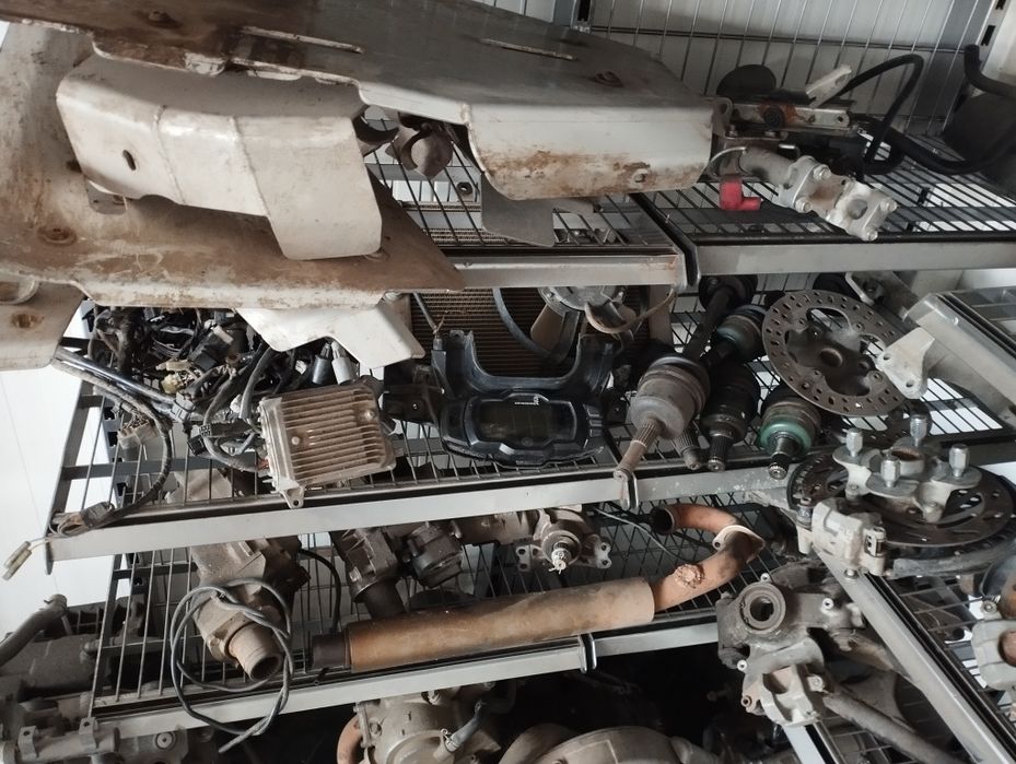 Grizzly 700 silnik dyfry zawieszenie  instalacja zestaw części