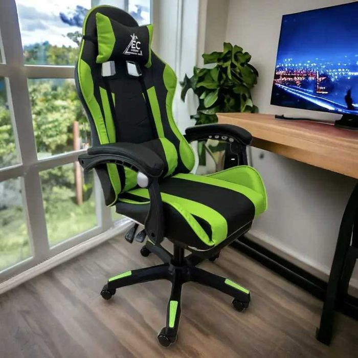 ‼️ТОП‼️Геймерське  комп'ютерне ігрове крісло EC GAMING 5 кольорів.