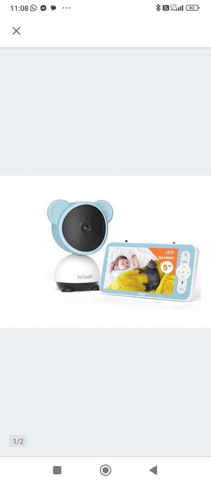 Niania elektroniczna kamera iegeek baby 7 S