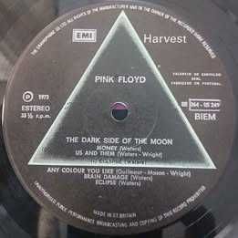 Pink Floyd Dark Side of the Moon 2a Edição de 1975 e Animals (sem capa) 1a edição de 1977