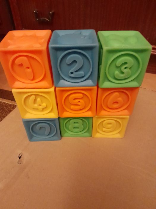 Gumowe klocki 9 szt