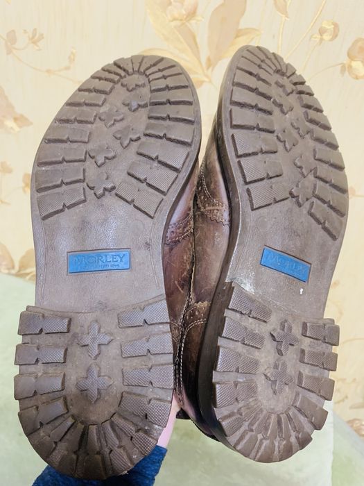 Фірмові шкіряні туфлі броги Morley 44 р. устілка 29 см.