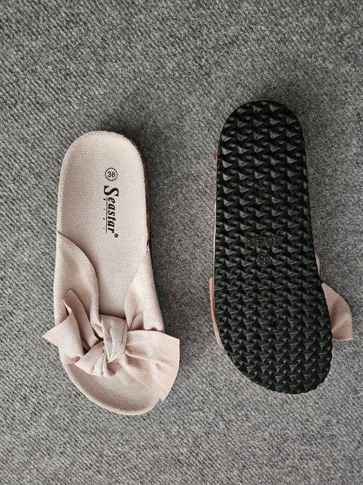 Klapki damskie r. 38