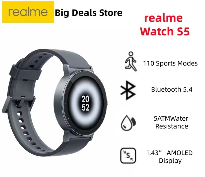 Realme watch s5. Новий