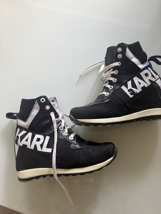 Sneakersy wysokie  karl lagerfeld