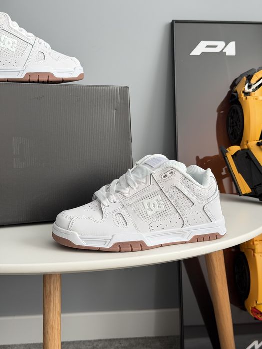 Кросівки DC Stag White premium | Кроссовки чоловічі жіночі