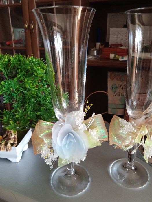 Весільні келихи (тонкі)