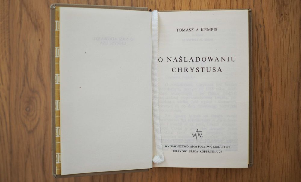 O Naśladowaniu Chrystusa, Tomasz A. Kempis