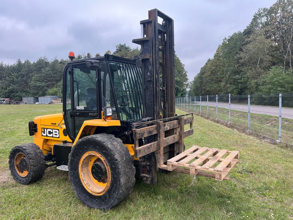 JCB JCB 926 930 4wd 4x4  możliwe pompowane koła 4x4 triplex manitou wózek widłowy terenowy