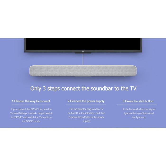 Coluna sound bar Xiaomi