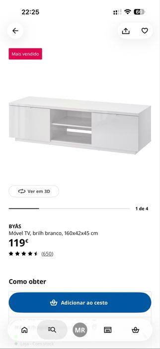 Movel TV Byas ikea