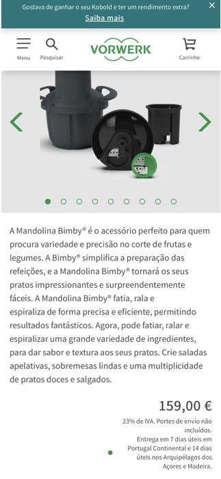 Mandolina Bimby TM5/TM6