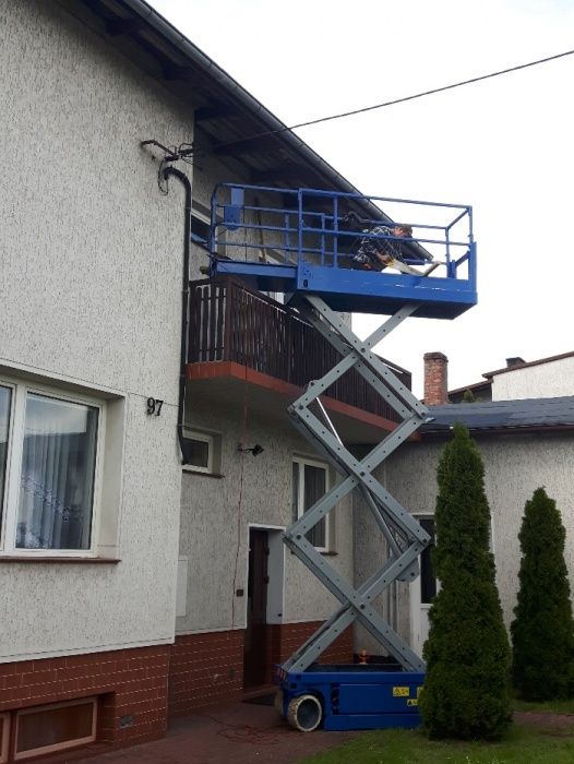 Podnośnik Nożycowy podest do prac na wysokosci- wynajem genie 1930