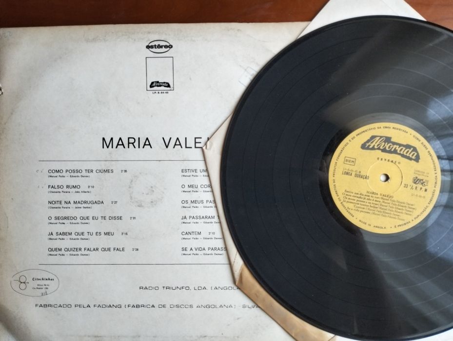 Disco de vinil LP Maria Valejo