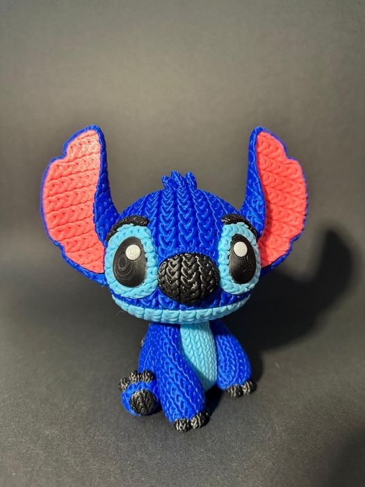 Stitch em efeito crochê