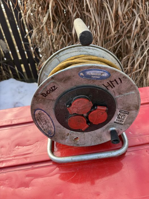 Przedłużacz bębnowy 25m as-Schwabe IP44 budowlany 230V