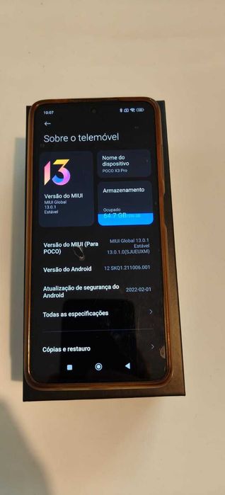 Smartphone Poco X3 Pro 256 GB 8+3GB 6.67 Snapdragon 860