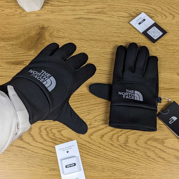 Рефлективні рукавиці The North Face, перчатки ТНФ, зимові рукавиці TNF