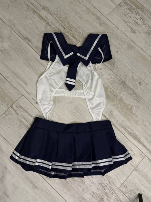 Сексуальный костюм школьницы, эротическое белье,