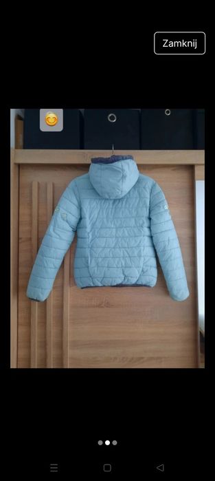 Kurtka damska niebieska