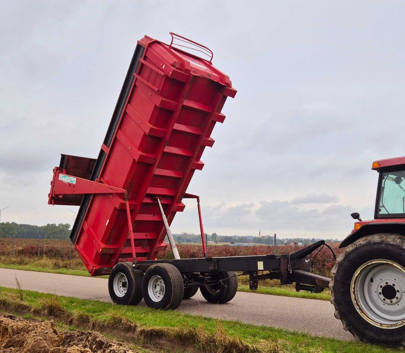 Przyczepa skorupowa wywrotka rolnicza tandem skorupa