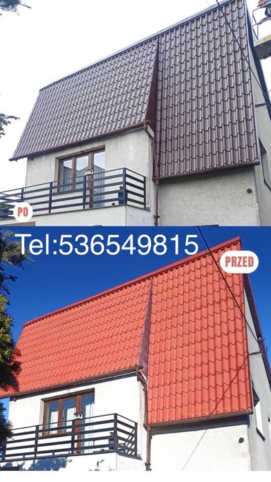 Malowanie Mycie Dachy, Elewacjia, Hale, Ogrodzenia