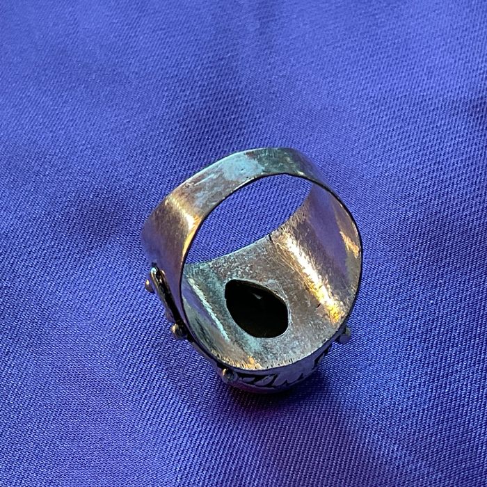 Anel prata medida 17 m