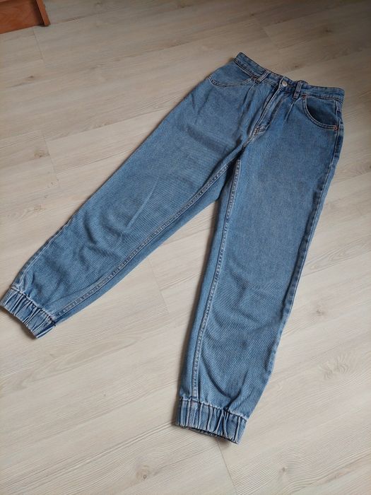 Джинсы джоггеры женские