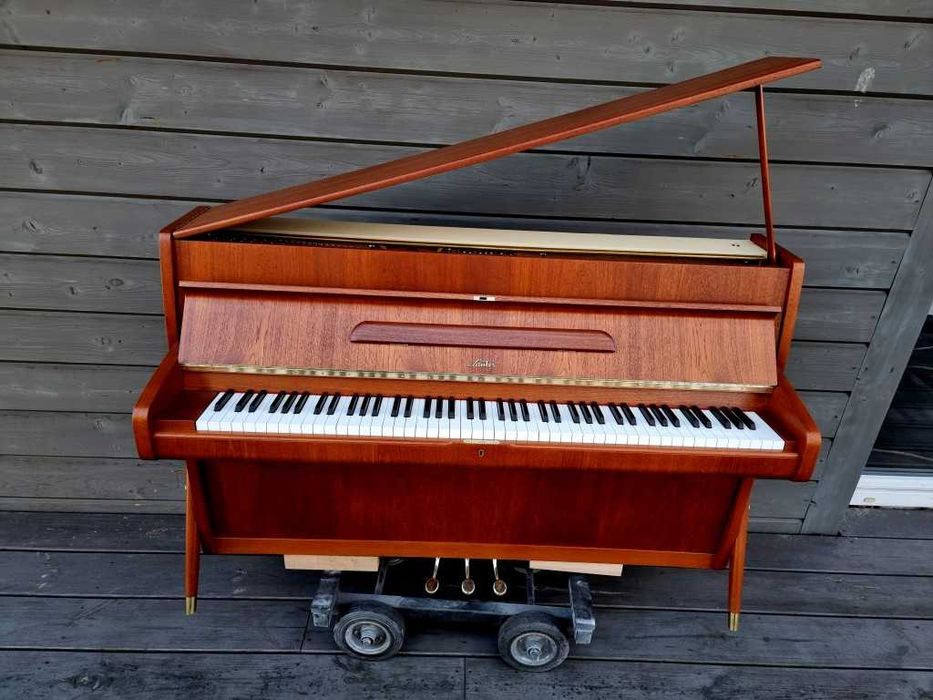 Pianino SAUTER 101cm RENNER 1960r moderator BRĄZOWY MATOWY