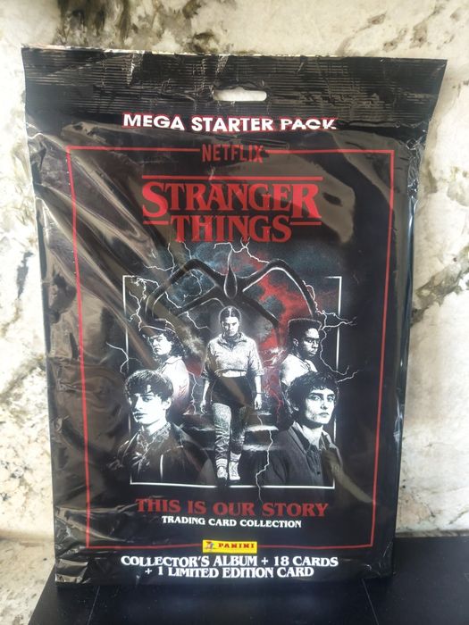 Sprzedam nowy kolekcjonerski album Stranger Things Starter pack