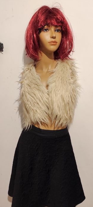 Sztuczne futro, bolerko, kamizelka