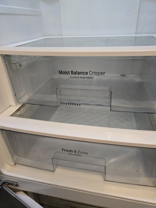 Lodówka LG GBB530PVQPB srebrna 203 cm  stan b. dobry