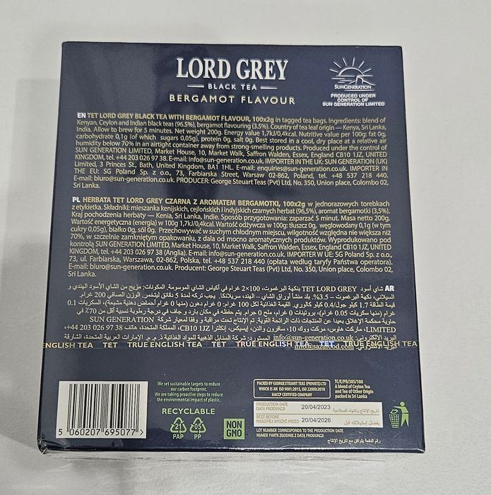 Herbata tet lord grey