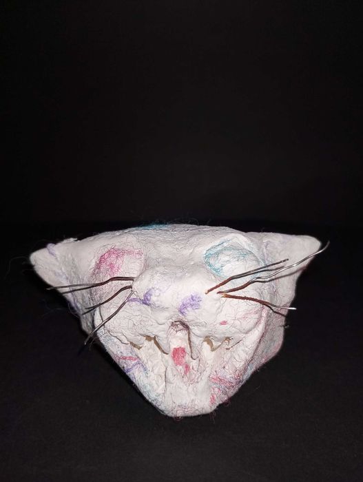 Escultura Cabeça de Gato
